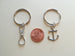 Anchor & Sailor's Knot Keychain Set - You're The Anchor I Tie Onto; Couples Keychain Set by Jewelry Everyday