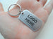 Custom Engraved Logo Keychain on Stainless Steel Dog Tag for Julie