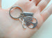Teardrop Shaped Family Tree Keychain With Infinity Charm - Our Roots Are As One by Jewelry Everyday