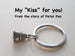 Thimble Keychain - Peter Pan's Kiss by Jewelry Everyday