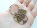 Caregiver, Home Aid Caretaker, Volunteer, or Teacher Keychain Gift, Bronze Tree, Heart, & Thank You Charm by Jewelry Everyday
