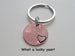 Anniversary Gift • 2018 Penny Keychain w/ Heart Around Year by Jewelry Everyday