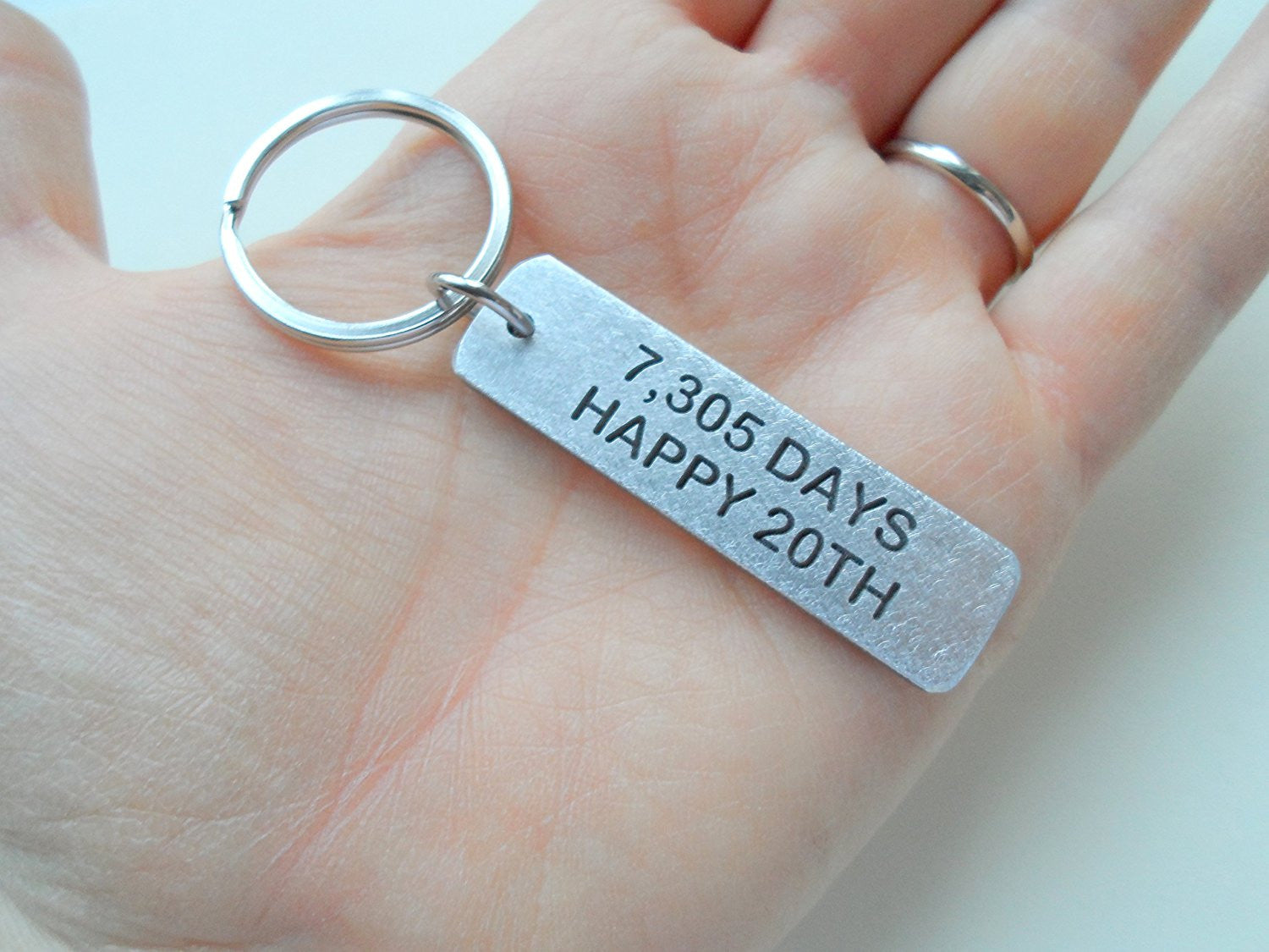 1 Year and Counting Keychain Anniversary Gift Wedding Jewelry Couple Gift  For Wife/Husband 