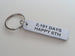 6 Year Anniversary Gift | Aluminum Tag Keychain Engraved w/ "2,191 Days, Happy 6th" by Jewelry Everyday