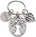 Physical Therapist Appreciation Keychain, Thank You Keychain for Clinic Staff; Tree, Healing & PT Charm