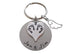 Custom Twin Babies Memorial Charm Keychain, Infant Loss Gift, Miscarriage Stillborn, Memorial Keychain