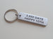 Anniversary Gift • Personalized Soccer "Scored" Engraved Aluminum Tag Keychain w/ Anniversary Date - With Backside Options