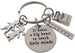 It Takes a Big Heart to Teach Little Minds Charm Keychain with Kids, Ruler, & Crayons Charm, Teacher Appreciation Keychain