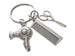 Hair Stylist Staff Appreciation Keychain, Comb Charm, Scissors & Blow Dryer Charm