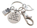 It Takes a Big Heart to Teach Little Minds Charm Keychain with Heart & Crayons Charm, and Swivel Clasp, Teacher Appreciation Keychain
