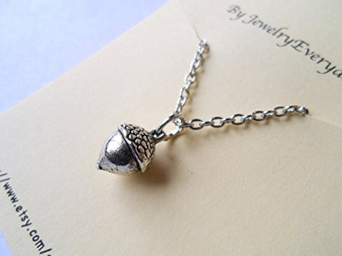 Acorn Necklace & Thimble Keychain: Peter Pan Kiss