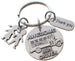 Awesome Bus Driver Appreciation Keychain with Children Charm & Thank You Charm, School Bus Driver Keychain