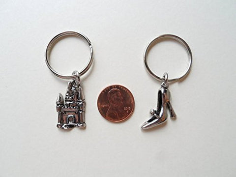 Castle and Shoe Keychain Set