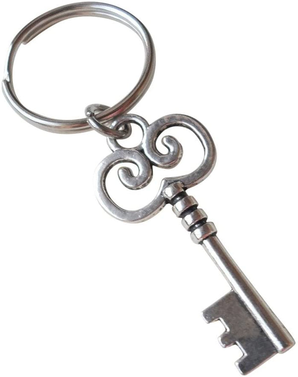 Key Charm Keychain - You've Got The Key To My Heart; Couples Keychain