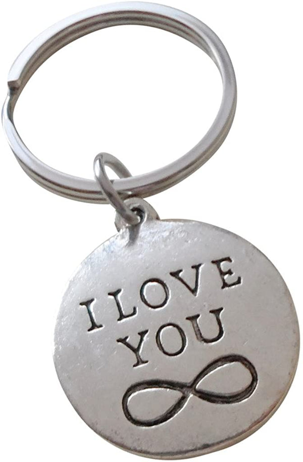 "I Love You" for Infinity Keychain, Saying Disc Charm
