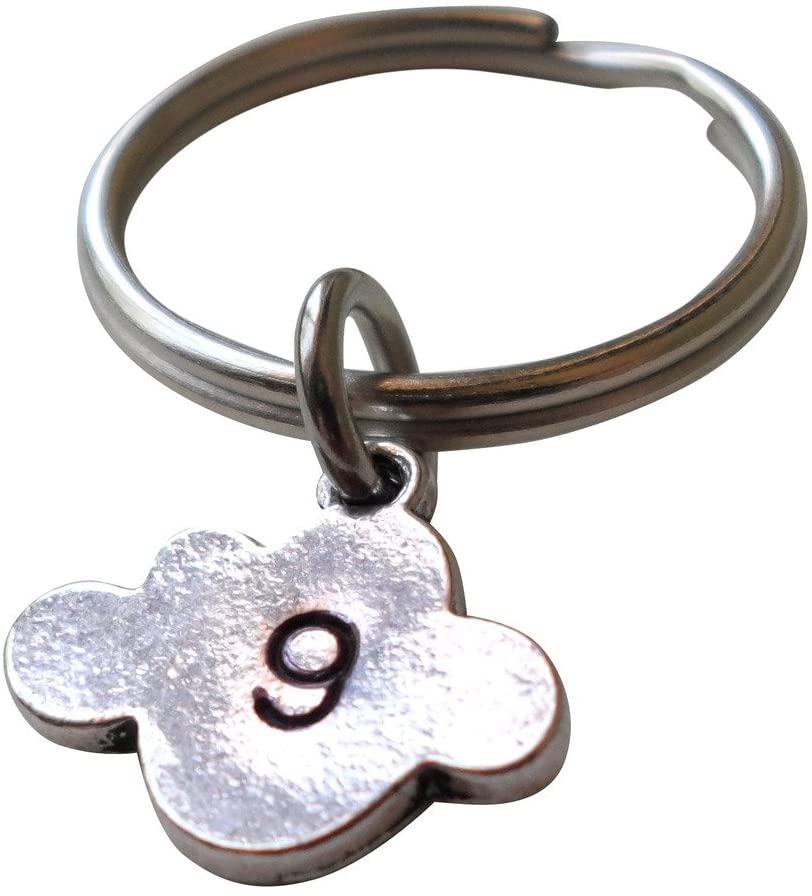 Cloud 9 Keychain - I'm On Cloud 9 When I'm With You; Couples Keychain
