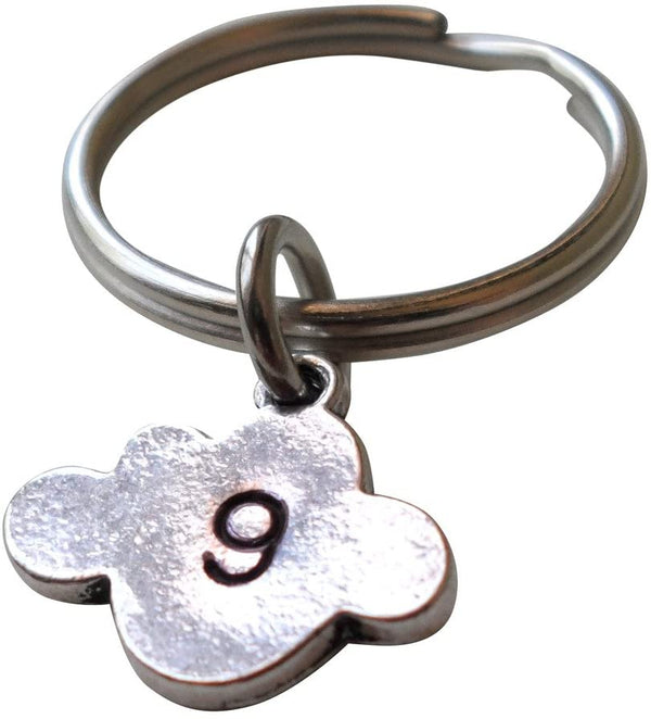 Cloud 9 Keychain - I'm On Cloud 9 When I'm With You; Couples Keychain