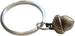 Bronze Acorn Keychain - Peter Pan's Kiss; 8 Year traditional gift