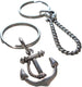 Anchor & Metal Rope Keychain Set - You're The Anchor I Tie Onto; Couples Keychain Set