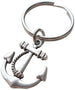 Anchor Keychain - You're The Anchor In My Life; Couples Keychain