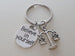 Law Scales Charm Keychain with Believe in Yourself Charm