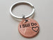 2015 US One Cent Penny Keychain with Engraved "I Still Do" and Heart Around Year; 7 Year Anniversary Couples Keychain