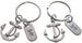Double BFF Anchor Keychains - You're the Anchor in My Life; Best Friends Keychains