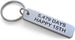 Aluminum Tag Keychain Engraved with "5,479 Days, Happy 15th"; Engraved 15 Year Anniversary Keychain