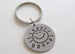 Custom Sun Face Charm Keychain with Option to Add Backside Engraving, Couples Anniversary Keychain or Best Friend Keychain