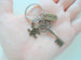 Occupational Therapist Keychain with Bronze Key, OT Puzzle, and Thank You Charm, OT Appreciation