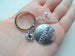 Midwife Keychain, Baby Feet Charm, Stethoscope Charm, and Midwife Disc Charm Keychain, Appreciation Keychain