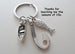 Fishing Keychain with Fish Hook, Boat & Fish Charm - Thanks for Teaching Me the Lessons of Life
