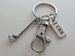 Golf Keychain with Golf Club Charm, I Can Charm, and Swivel Clasp Hook, Golfer or Coach Keychain