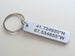 Custom Engraved "My Best Catch" and Anniversary Date Aluminum Keychain with Football Charm; Couples Anniversary Gift