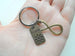 Friends Forever Keychain, Bronze Infinity Charm & Friends Tag Charm Keychain; Best Friend Keychain