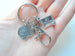 Anatomy, Science, Biology or Psychologist Teacher Keychain with Brain Charm, #1 Teacher Charm & Swivel Clasp