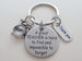 Drum Teacher Keychain with Drum Set Charm; Music Teacher Appreciation Keychain