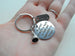 Coach Appreciation Keychain with "A Great Coach is Hard to Find and Impossible to Forget" Disc Charm (With Megaphone Charm)