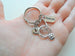 Pediatric Health Care Charm Keychain, Labor and Delivery Nurse Appreciation Keychain, Stethoscope & Baby Feet Charm