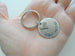 Custom Engraved Stainless Steel Disc Keychain with Heart Tag for Couples 11 Year Anniversary Gift Keychain, Add Backside Engraving