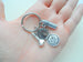 Hair Stylist & Makeup Artist Keychain, Brush, Hairspray, & Makeup Charms Keychain