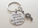 Treble Clef Charm & "Where Words Fail Music Speaks" Disc Keychain, Musician Keychain, Music Teacher, School Staff, or Volunteer