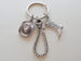 Cowboy Keychain, Cowboy Hat, Cowboy Boot & Rope Charm Keychain