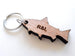 Custom Personalized Wood Fish Keychain, Engraved Anniversary Gift, Husband Wife Key Chain, Boyfriend Girlfriend Gift, Customized Couples Keychain