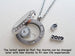 Custom 2025 Graduate Circle Floating Charm Locket Necklace with Engraved Disc Charm, Stainless Steel Locket, Graduation Gift, Good Luck on the Path Ahead