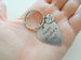 Custom Engraved Stainless Steel Guitar Pick Keychain with Heart Charm for Father's Day or Gift for Dad