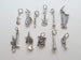 Custom Engraved "Class of" and Name on 2025 Penny Keychain with Compass Charm, Personalized Graduate Keychain, For Graduation