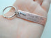 Custom Engraved Copper Tag Keychain with 7 Charm, 7 Year Anniversary Gift Keychain, Personalized Engraved Keychain