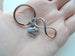 "I'm Yours" Heart Charm with Infinity Symbol Charm Keychain - You and Me for Infinity; Couples Keychain