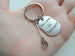 Custom Lacrosse Stick Charm & Believe In Yourself Charm & Letter Charm Keychain with Optional Add-on Birthstone Charm, Graduate Keychain, Lacrosse Player Keychain
